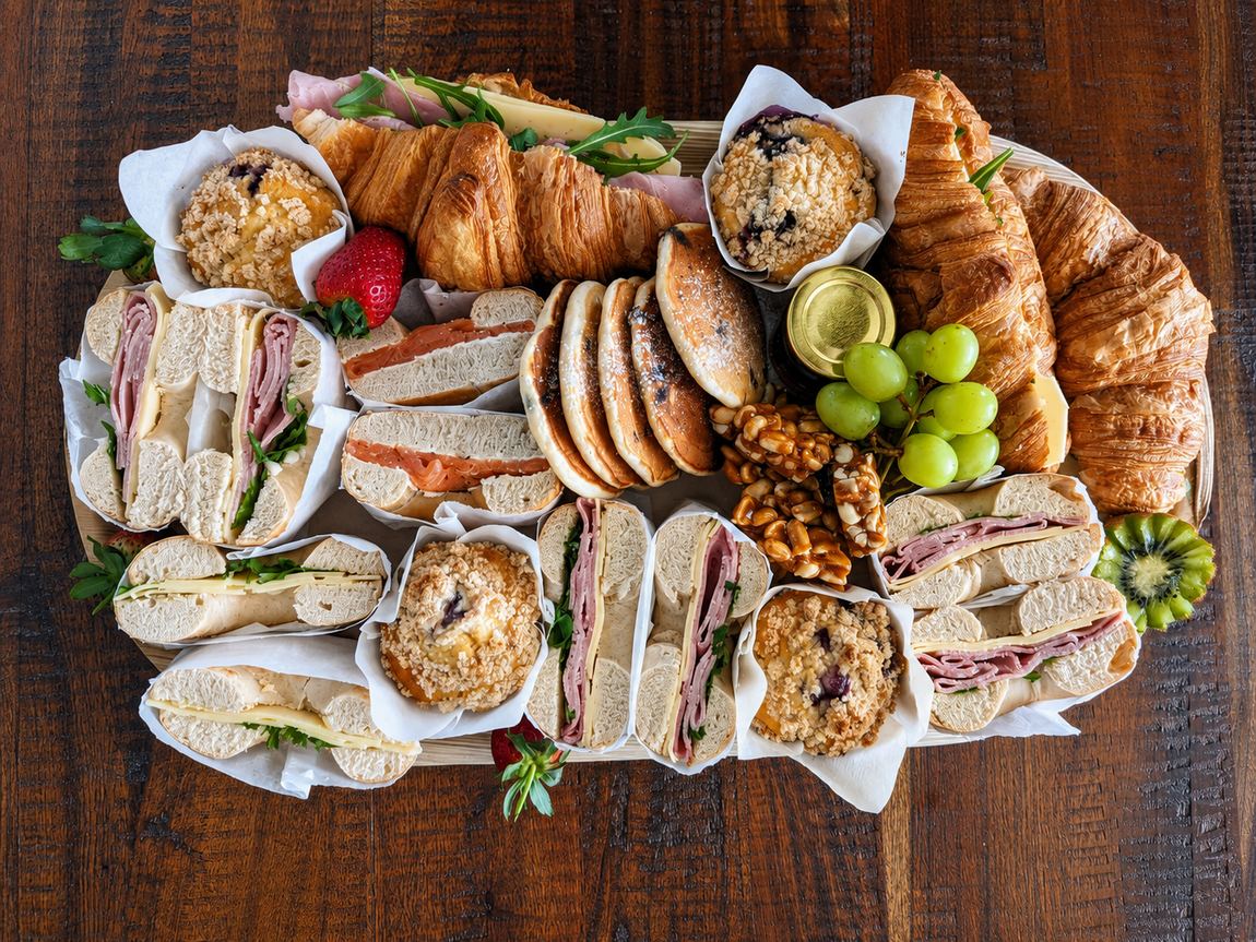 Brunch platter close up