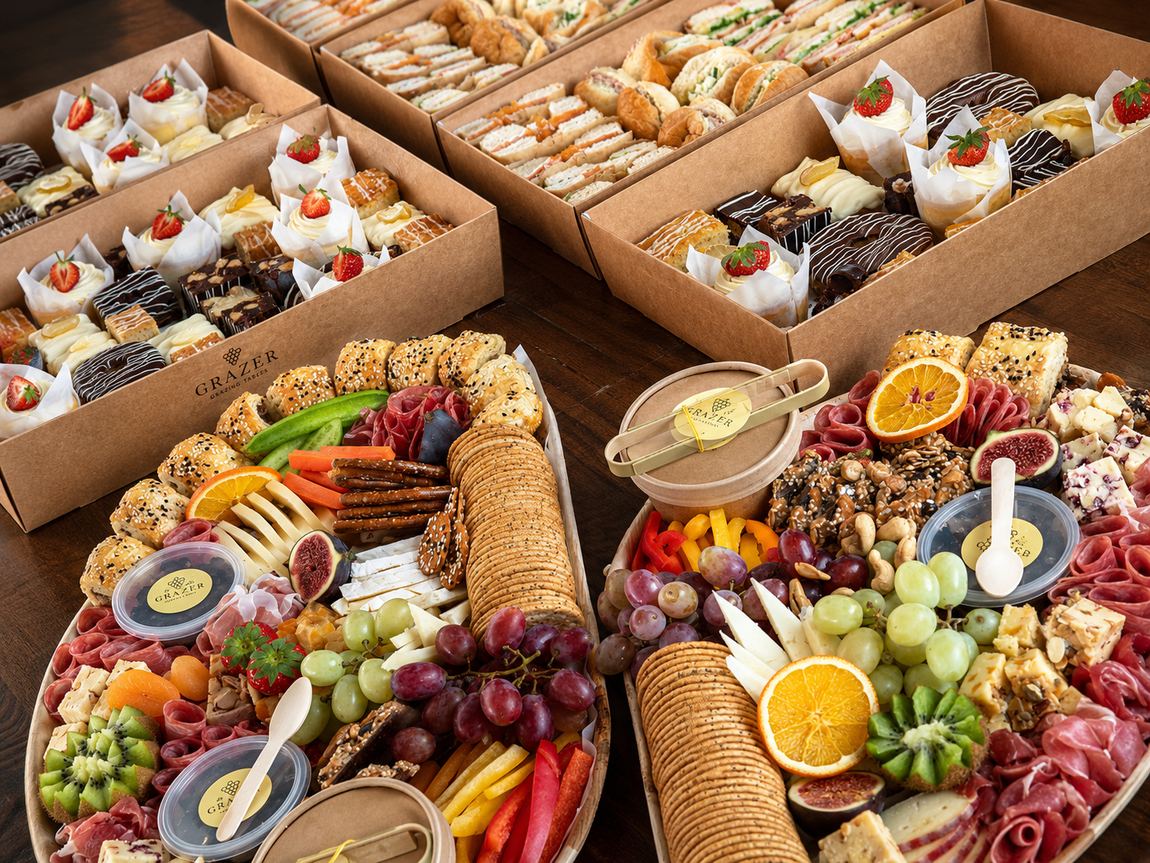 Graze and sweet boxes ready to deliver